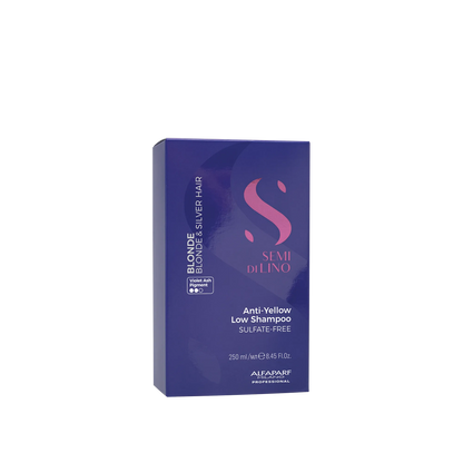 Anti-Yellow Low Shampoo Semi di lino