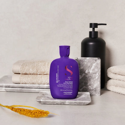 Anti-Yellow Low Shampoo Semi di lino